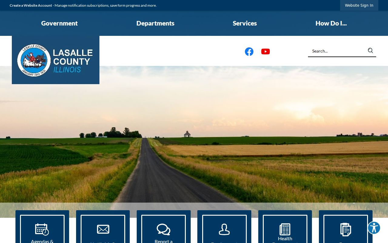 LaSalle County criminal history government record directory